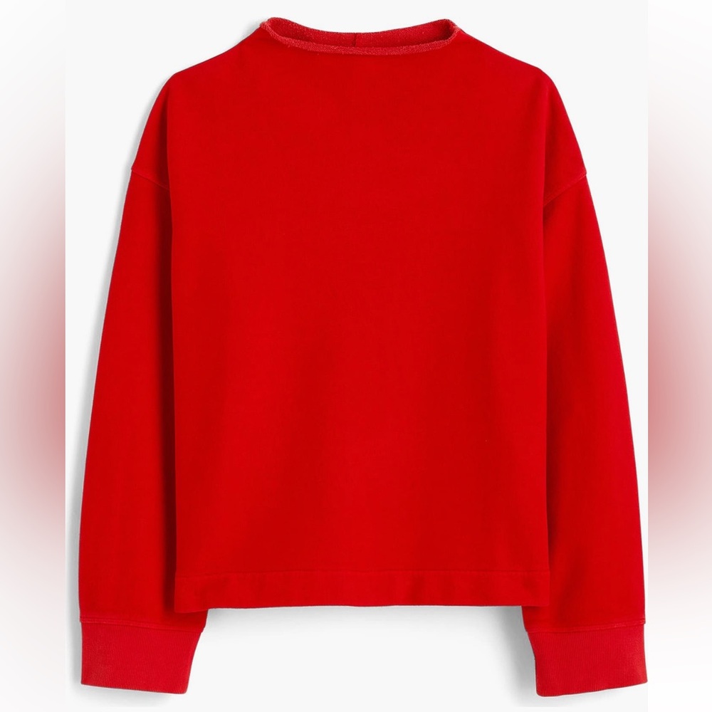 Madewell Funnel Neck Long Sleeve Sweatshirt